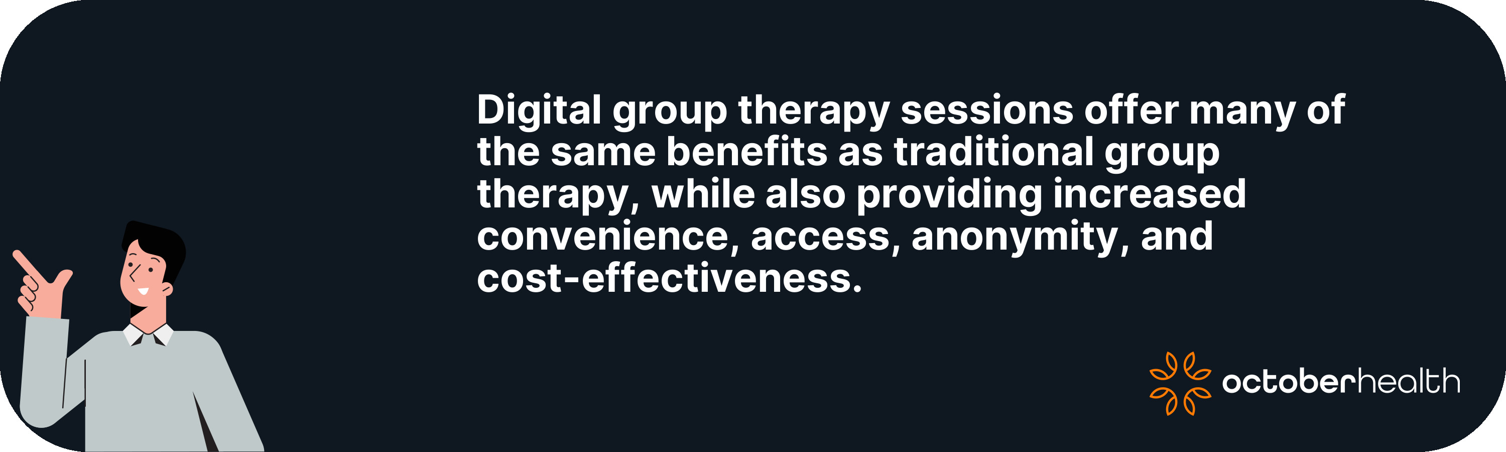 Digital group therapy sessions offer many...
